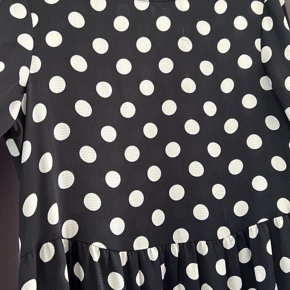 HM Long Sleeve Maxi Polka Dot Dress - Picture 4 of 7